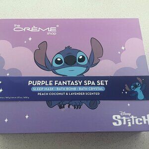 The Creme Shop Disney Stitch Purple Fantasy Spa Set New In Box
